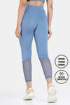 Zelocity Quick Dry Gym Leggings - Coronet Blue — thumbnail 1